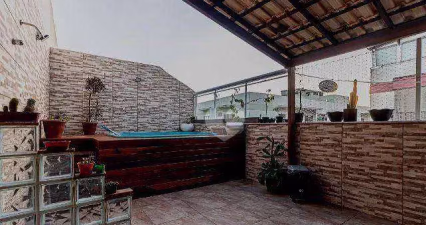 Cobertura com 4 dormitórios à venda, 114 m² por r$ 650.000,00 - pechincha - rio de janeiro/rj
