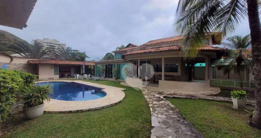 Barra bonita casa com 4 quartosos à venda, 688 m² por r$ 2.200.000 - recreio dos bandeirantes