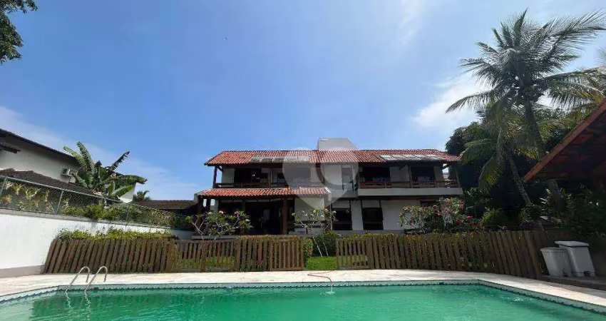 Casa com 5 quartos à venda, 915 m² por r$ 6.500.000 - barra da tijuca - rio de janeiro/rj