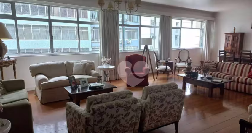 Apartamento com 4 dormitórios à venda, 250 m² por r$ 2.050.000,00 - copacabana - rio de janeiro/rj