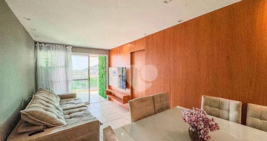 Apartamento com 3 quartos  à venda, 75 m² por r$ 650.000 - barra bonita - rio de janeiro/rj
