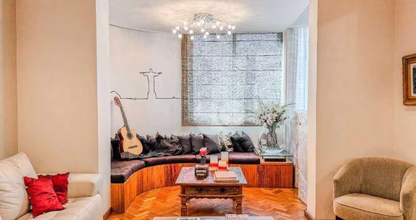 Apartamento com 4 dormitórios à venda, 187 m² por r$ 1.800.000,00 - copacabana - rio de janeiro/rj