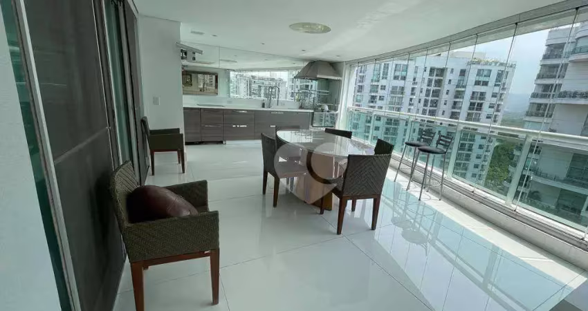 Apartamento com 6 dormitórios à venda, 622 m² por r$ 9.000.000,00 - península - rio de janeiro/rj