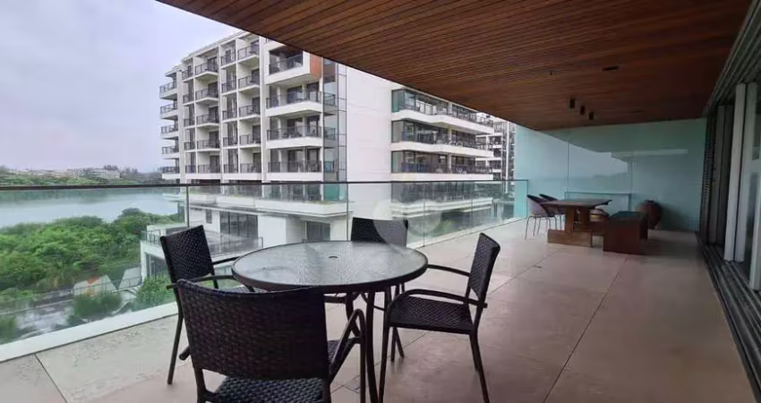 Apartamento com 1 quarto para alugar, 130 m² por r$ 23.221/mês - barra da tijuca - rio de janeiro/rj