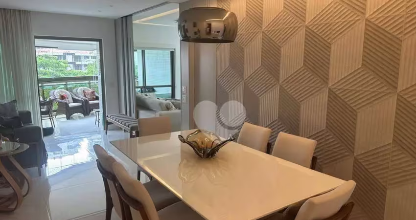 Apartamento com 4  quartos sendo 2 suítes à venda, 136 m² por r$ 2.500.000 - barra da tijuca - rio de janeiro/rj