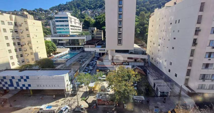 Excelente apartamento! 2 quartos , andar alto, indevassável, claro, arejado - em frente ao Hebraica - entrar e morar ! R$670 mil  - Laranjeiras - RJ