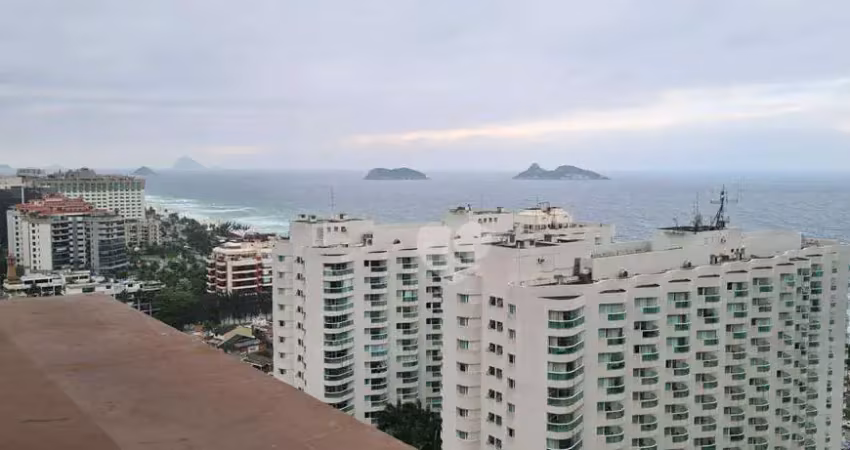 Apartamento na lucio costa, 1 quarto, andar alto com vista mar, na avenida lucio costa, barra da tijuca/rj