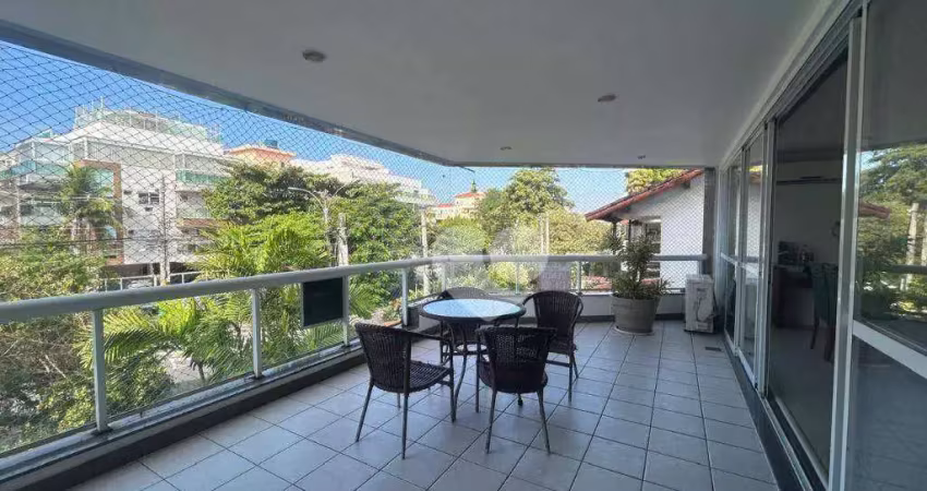 Apartamento  frente e varandão com 4 quartos à venda, 160 m² por r$ 1.000.000 - recreio dos bandeirantes - rio de janeiro/rj
