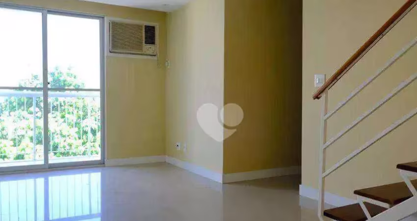 Cobertura duplex 3 quartos 144m2 em jacarépagua -rj