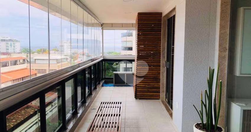 Condomínio Waterways - Cobertura Duplex reformada sendo Sol da Manhã com Vista frontal e lateral mar e também para a Pedra da Gávea.