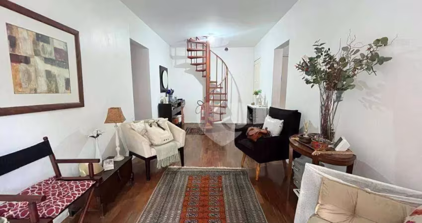 Cobertura com 3 dormitórios à venda, 104 m² por r$ 710.000,00 - grajaú - rio de janeiro/rj