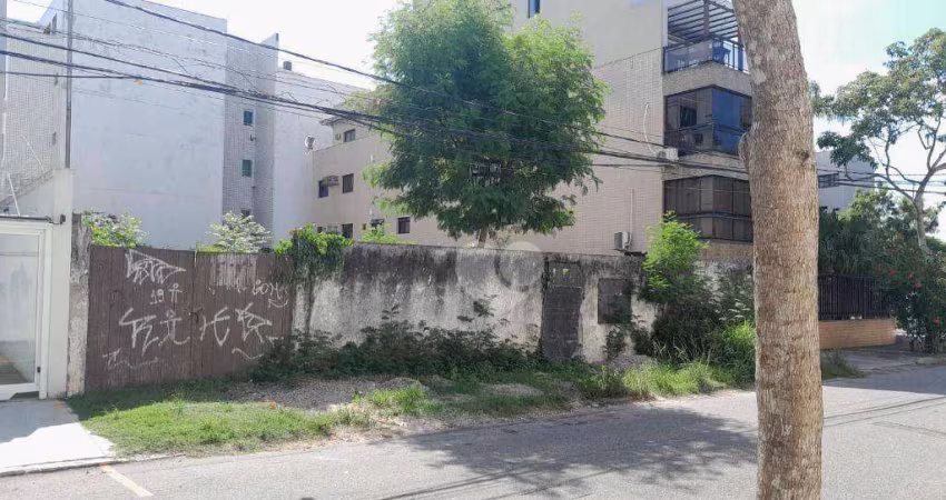 Terreno à venda, 595 m² por R$ 1.500.000,00 - Recreio dos Bandeirantes - Rio de Janeiro/RJ