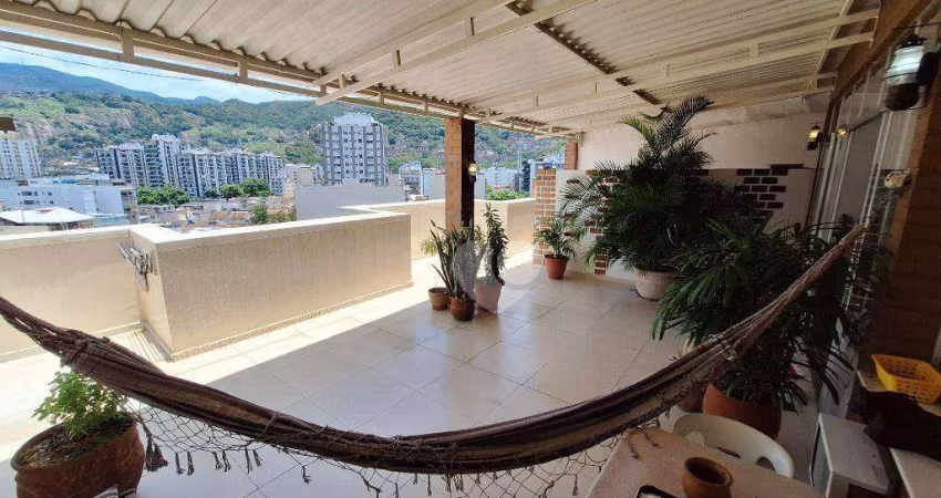 Grajaú, Lgo do Verdun, Cobertura com 3 dormitórios à venda, 130 m² por R$ 550.000 - Grajaú - Rio de Janeiro/RJ