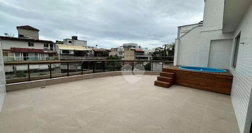 Magnífica cobertura primeira locação no recreio dos bandeirantes - 380m²