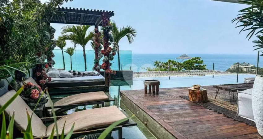 Casa com 5 quartos para alugar, 918 m² por r$ 117.383/mês - joá - rio de janeiro/rj