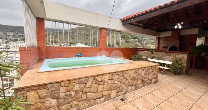 Cobertura com 4 dormitórios à venda, 160 m² por r$ 850.000,00 - méier - rio de janeiro/rj