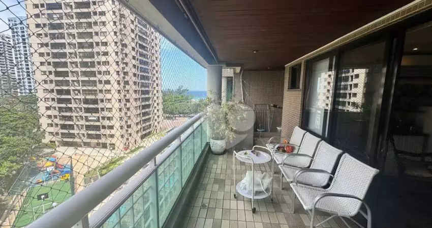 Alfa barra classic - apartamento de 3 quartos sendo 1 suíte, ótima posição tendo vista mar e vista lagoa. barra da tijuca/rj.