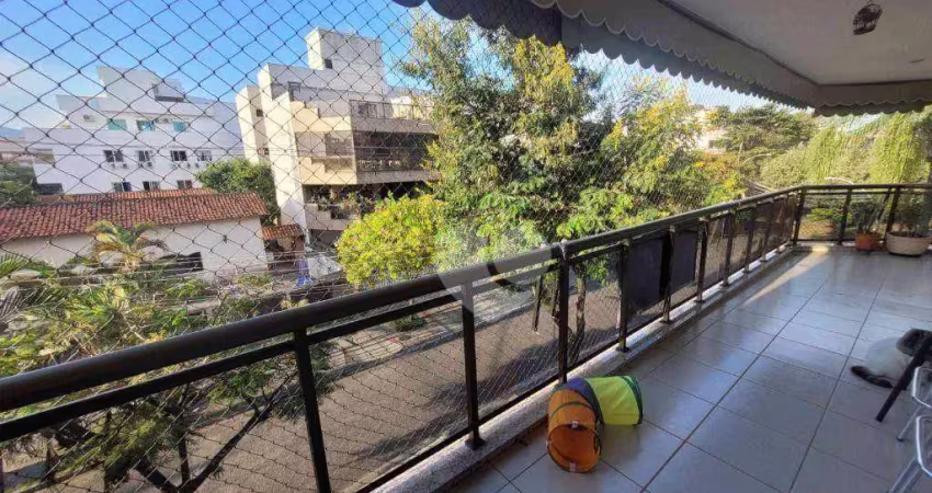 Apartamento com 3 quartos, 1 suíte à venda, 121 m² por r$ 750.000 - recreio dos bandeirantes