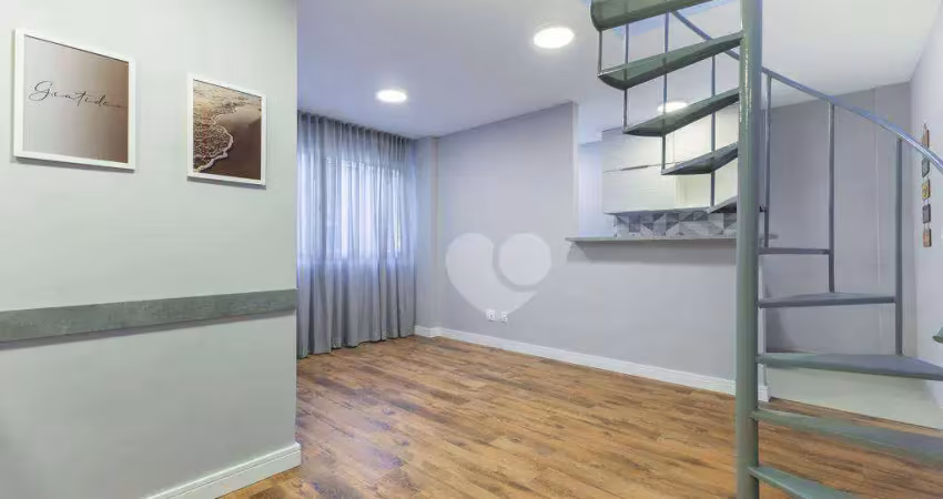 Barra Bonita Cobertura com 80m duplex totalmente Reformada