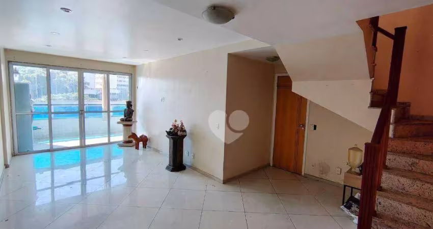 Cobertura com 4 quartos sendo 1 suíte à venda, 241 m² por r$ 800.000 - freguesia de jacarepaguá - rio de janeiro/rj