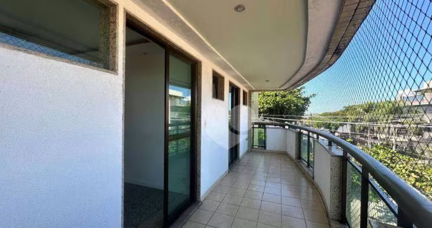 Apartamento frontal 3 quartos com varanda no recreio