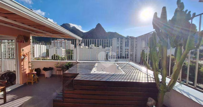 Grajaú, cobertura com 2qts com suíte, piscina , churrasqueira  e vaga de garagem à venda, 160 m² por R$ 800.000 - Grajaú - Rio de Janeiro/RJ
