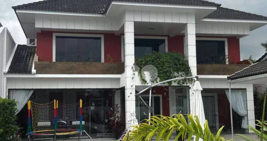 Casa com 4 suítes e lazer privativo em condomínio na barra da tijuca - porteira fechada