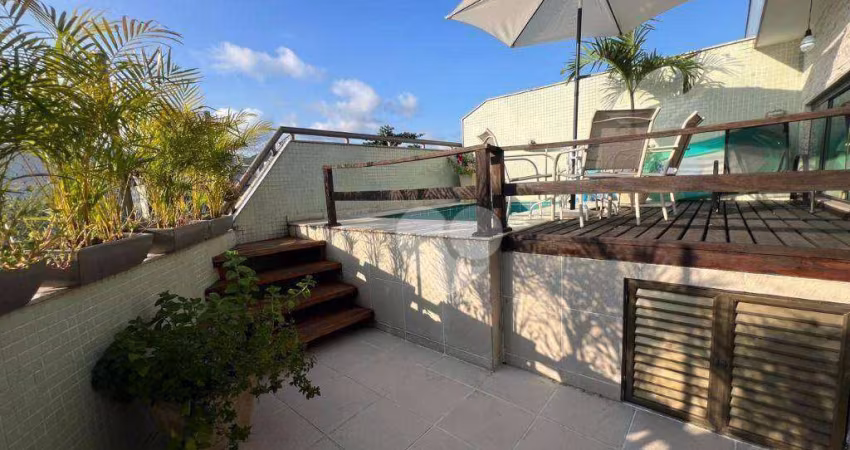 Cobertura com 3 quartos à venda, 174 m² por R$ 1.100.000 - Recreio dos Bandeirantes - Rio de Janeiro/RJ