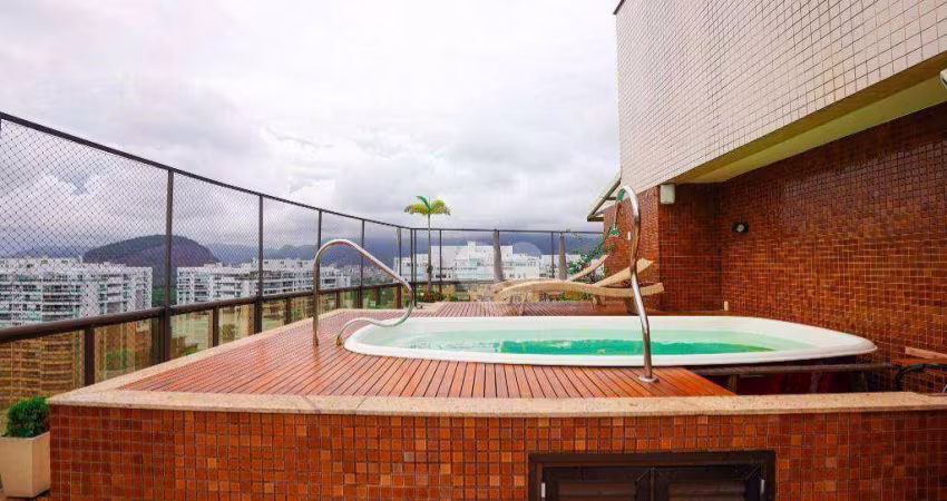 Cobertura com 5 quartos à venda, 443 m² por R$ 5.390.000 - Barra da Tijuca - Rio de Janeiro/RJ