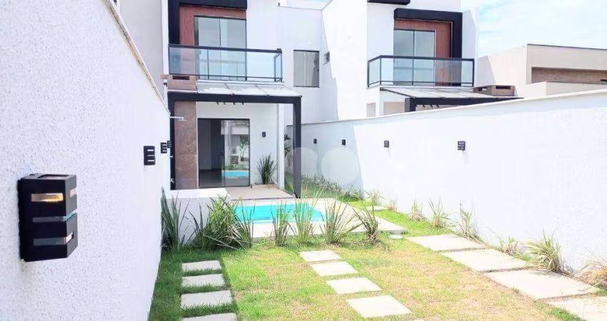 Casa 3 quartos 1 suíte com terraço - 186 m² - R$ 469.900,00 - Pedra de Guaratiba
