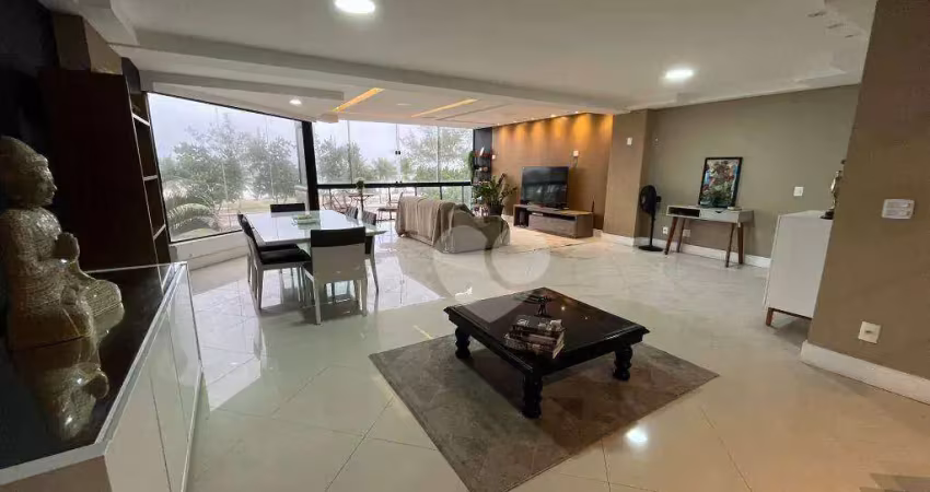 Apartamento com 3 dormitórios à venda, 181 m² por r$ 2.200.000,00 - recreio dos bandeirantes - rio de janeiro/rj