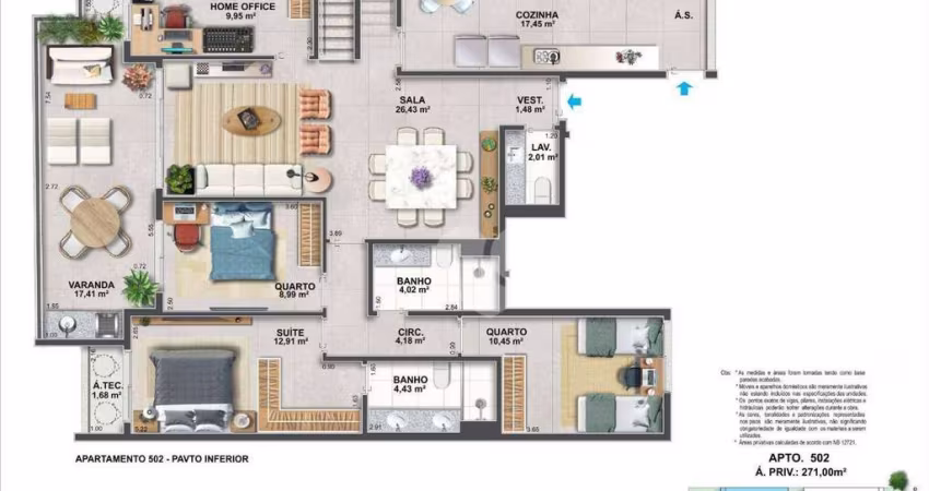 Apartamento Duplex com 4 dormitórios à venda, 271 m² por R$ 3.390.000,00 - Botafogo - Rio de Janeiro/RJ