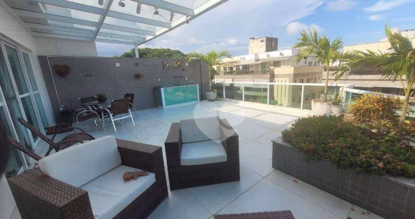 Cobertura com 3 quartos, 3 suítes à venda, 199 m² por R$ 1.470.000 - Recreio dos Bandeirantes