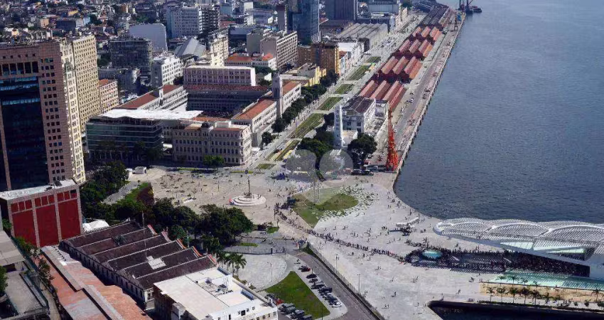 Studio com 1 dormitório à venda, 35 m² por r$ 325.000,00 - santo cristo - rio de janeiro/rj