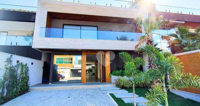 Casa triplex com 5 suítes, à venda, 375 m² por r$ 3.750.000 - recreio dos bandeirantes - rio de janeiro/rj
