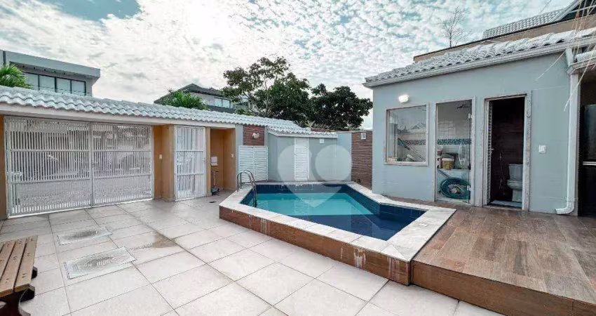 Casa com 5 quartos,sendo 4 suites, à venda, 268 m² por r$ 2.990.000 - recreio dos bandeirantes - rio de janeiro/rj