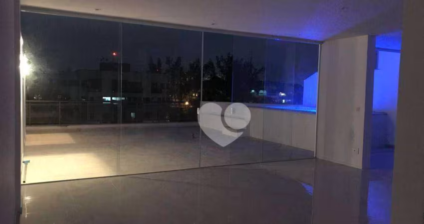 Lopes Enjoy Recreio-Aluga linda cobertura Linear 198m2 recentemente reformada no valor de R$ 6500,00 + taxas