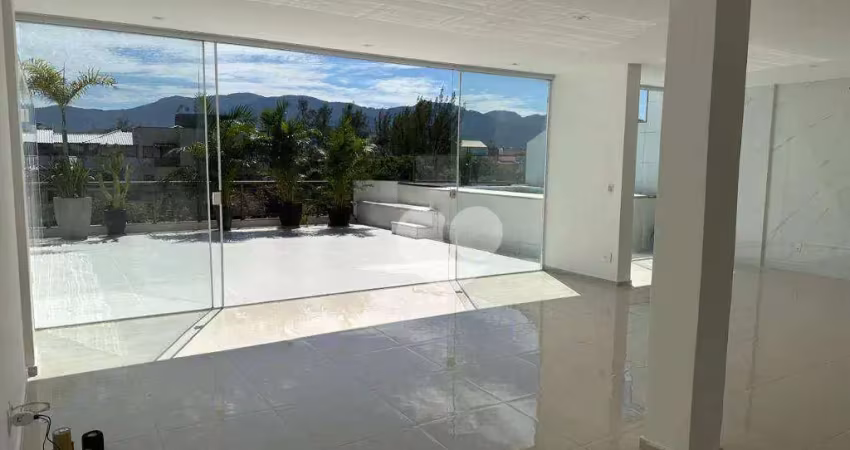Lopes enjoy recreio-aluga linda cobertura linear 198m2 recentemente reformada no valor de r$ 5.500,00 + taxas