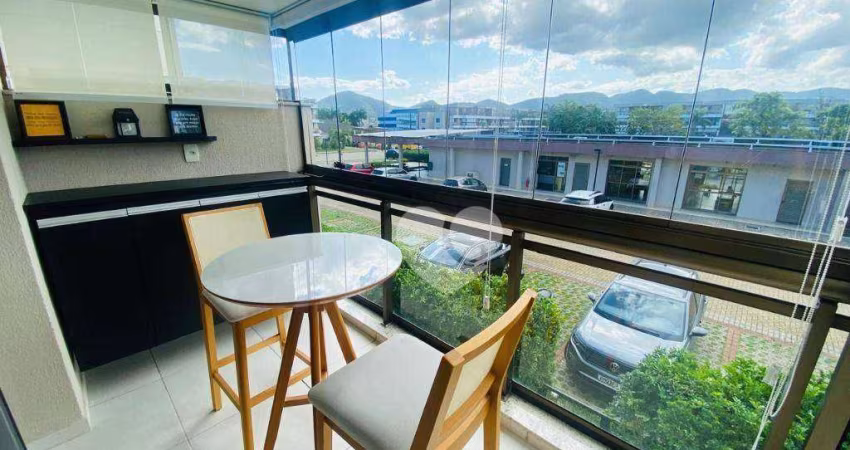 Apartamento com 1 quarto à venda, 57 m² por R$ 600.000 - Recreio dos Bandeirantes - Rio de Janeiro/RJ