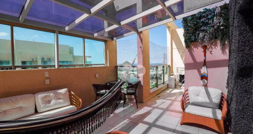 Cobertura com 3 quartos à venda, 141 m² por r$ 1.250.000 - recreio dos bandeirantes - rio de janeiro/rj