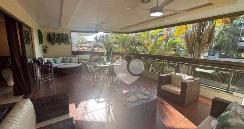 Apartamento com 3 quartos para alugar, 182 m² por R$ 7.780 - Recreio dos Bandeirantes - Rio de Janeiro/RJ