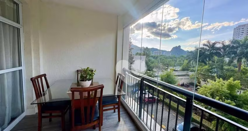 Condomínio maayan - apartamento reformado com vista livre para montanhas. 3 quartos sendo 1 suíte. planejados da madeirol. barra da tijuca