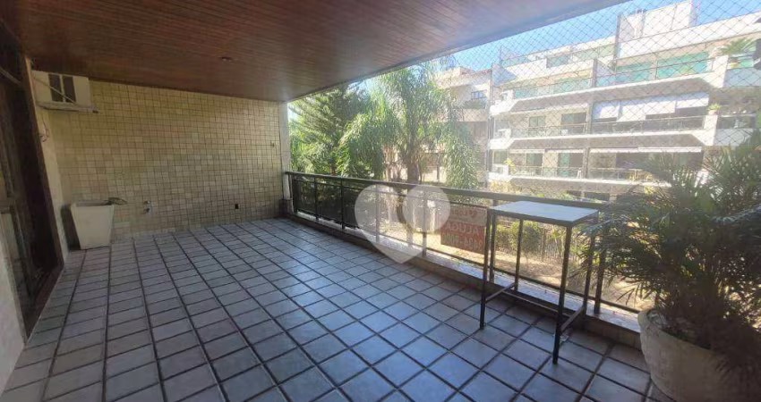 CONDESSA PEREIRA Apartamento com 3 quartos, 1 suíte  para alugar, 117 m² por R$ 4.829/mês - Recreio dos Bandeirantes - Rio de Janeiro/RJ