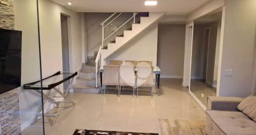 Linda cobertura duplex 192m2, 2 salas, 3 suites, 2 vagas , apenas r$ 870.000,00.