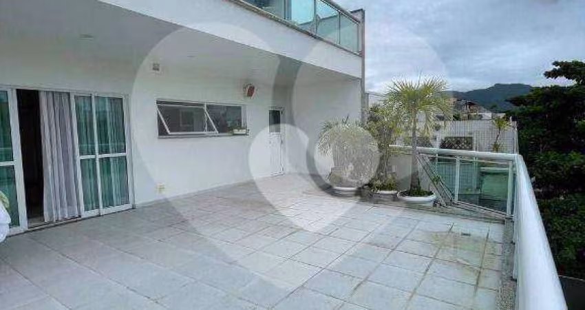 Cobertura com 3 quartos - mobiliado para alugar, 198 m² por R$ 10.209/mês - Recreio dos Bandeirantes - Rio de Janeiro/RJ