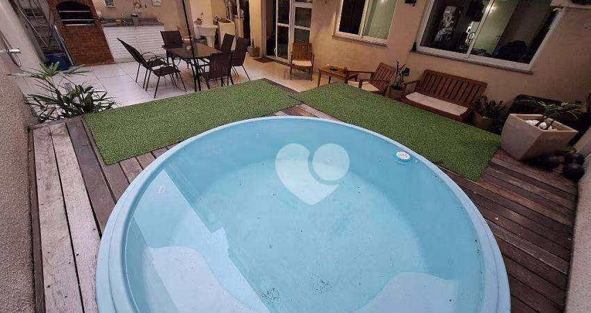 Junto ao Verdun,apt Garden,  ( tipo cobertura), 2qts, com suíte, área externa ,piscina e churrasqueira, infra total, 1 vaga, $670.000,00 Andaraí - RJ