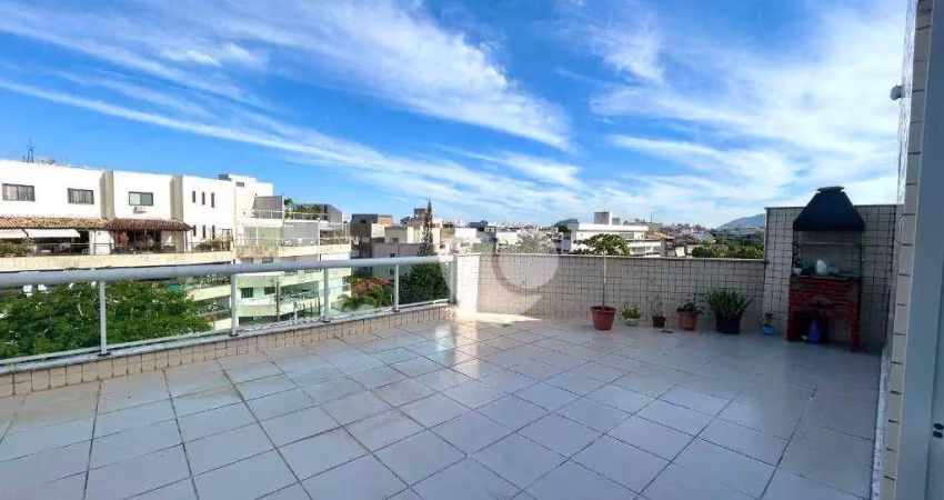 Cobertura com 3 (2 suítes) à venda, 169 m² por R$ 1.200.000 - Recreio dos Bandeirantes - Rio de Janeiro/RJ