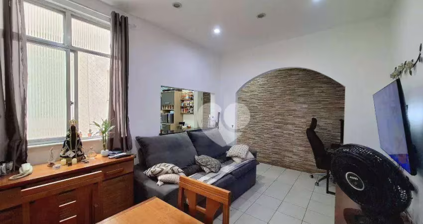 Apartamento com 2 quartos à venda, 58 m² por r$ 310.000 - grajaú - rio de janeiro/rj