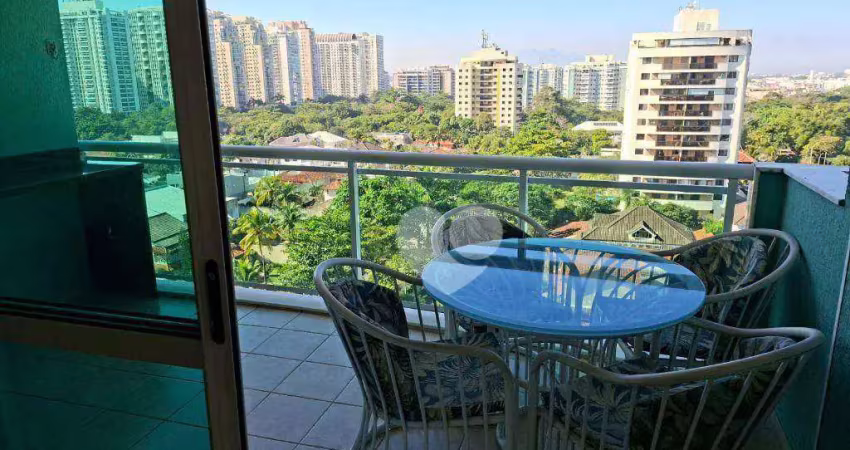 Apartamento com 2 dormitórios à venda, 69 m² por r$ 605.000,00 - barra da tijuca - rio de janeiro/rj
