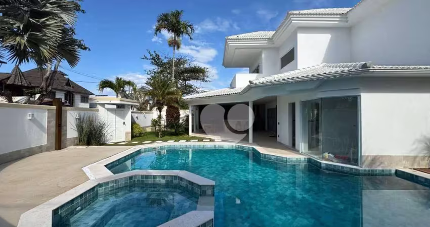 Casa com 5 quartos à venda, 533 m² por r$ 5.600.000 - recreio dos bandeirantes - rio de janeiro/rj